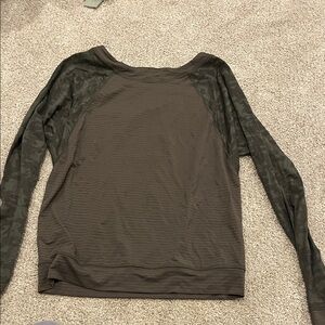 lululemon athletica Brown Long Sleeve Sweatshirt